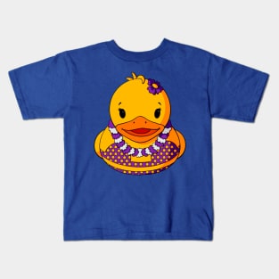 Tropical Rubber Duck Kids T-Shirt